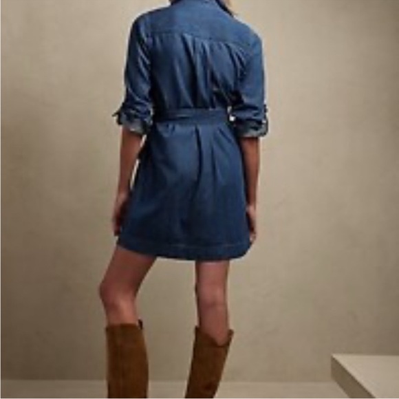 Banana Republic Heritage Expedition shirt dress woman’s size XL - Picture 2 of 5